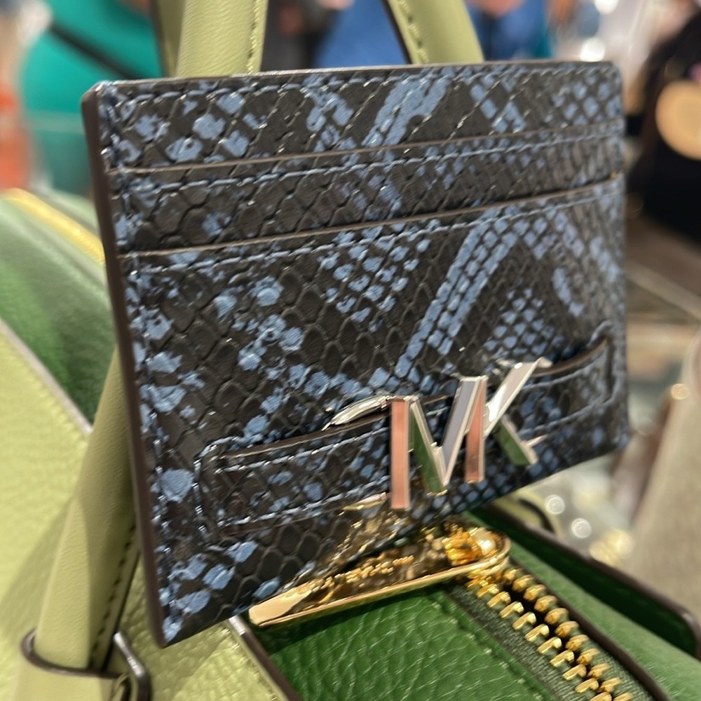 Michael Kors Reed Large Snakeskin Python Pattern … - image 4